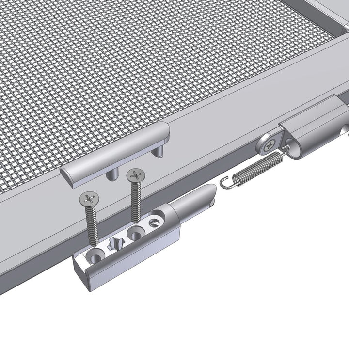 Fliegengitter Tür mit Rahmen selbstschließend
