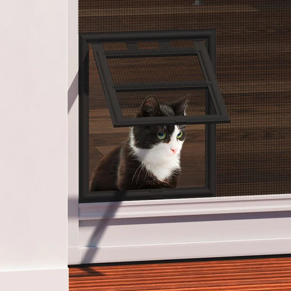 Katzenklappe für Fliegengittertüren