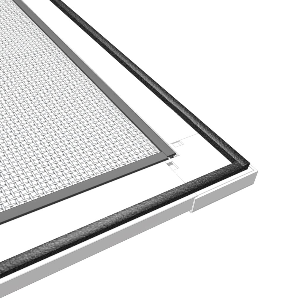 Fliegengitter Tür mit Rahmen selbstschließend