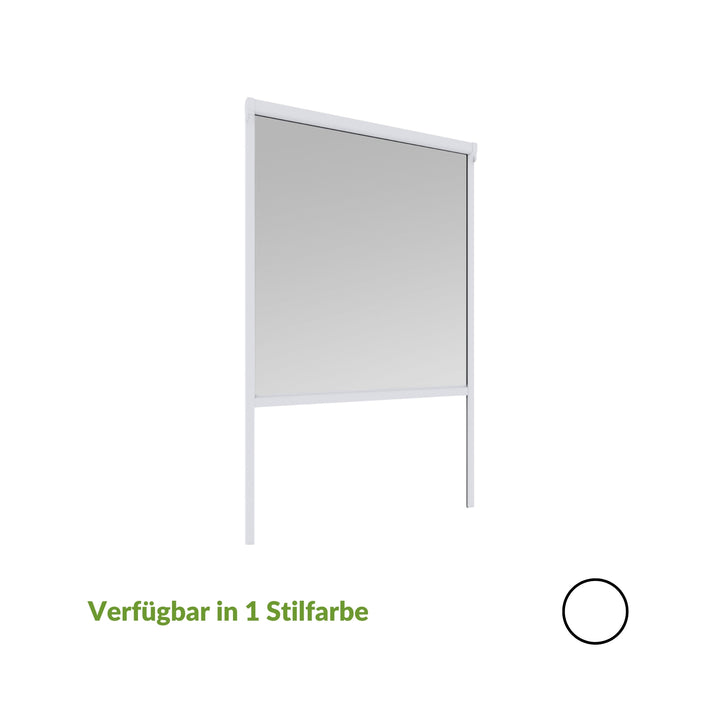 Insektenschutz Rollo in einer Farbe erhältlich, passend für Fenster.