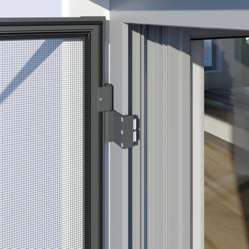 Klemmadapter für bohrfreie Montage Fliegengitter Tür