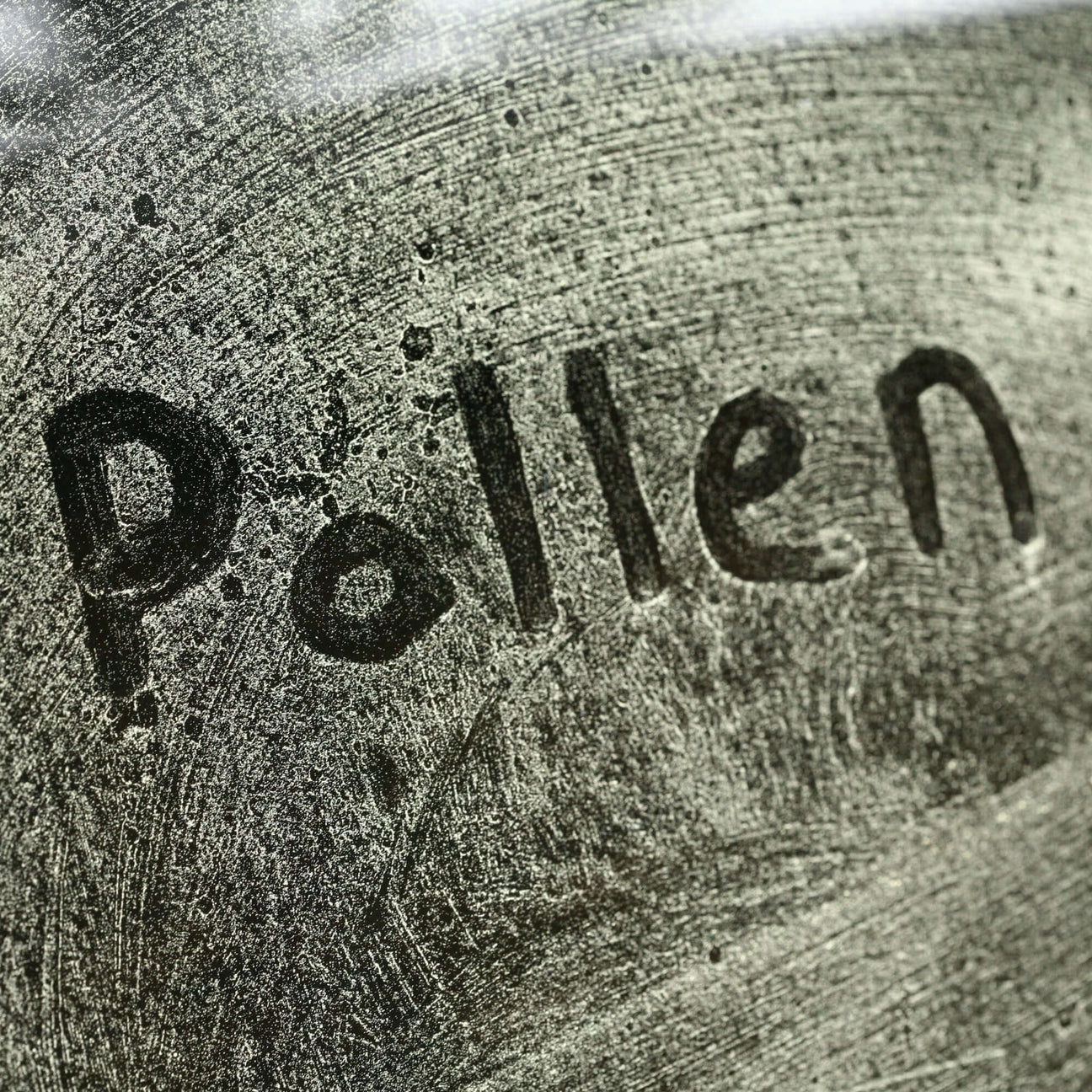 Pollen auf einem Fenster