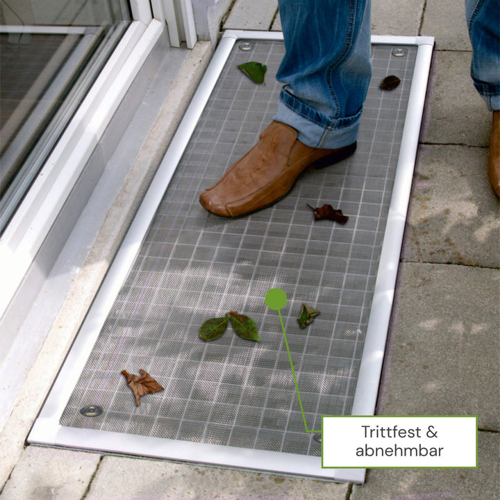Trittfeste und abnehmbare Lichtschachtabdeckung aus Aluminium
