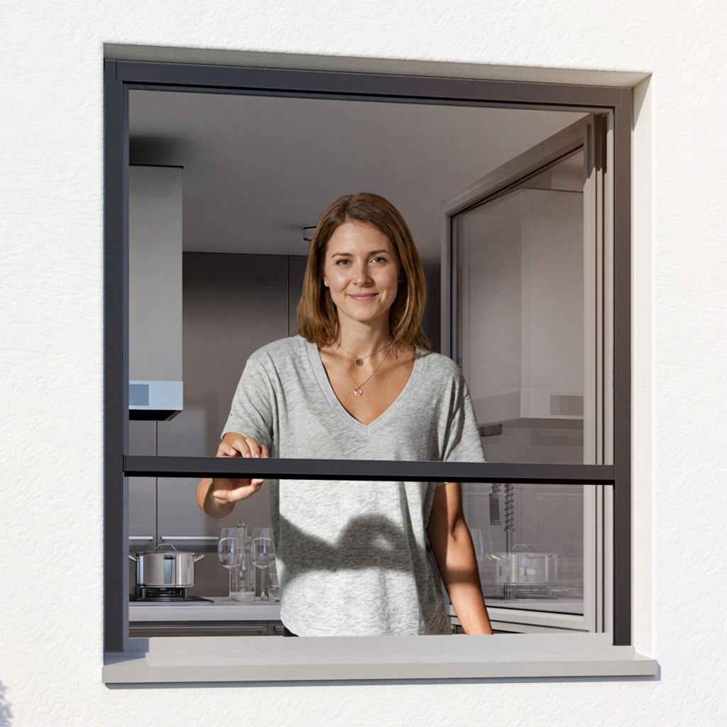EXTRA Fliegengitter Rollo für Fenster