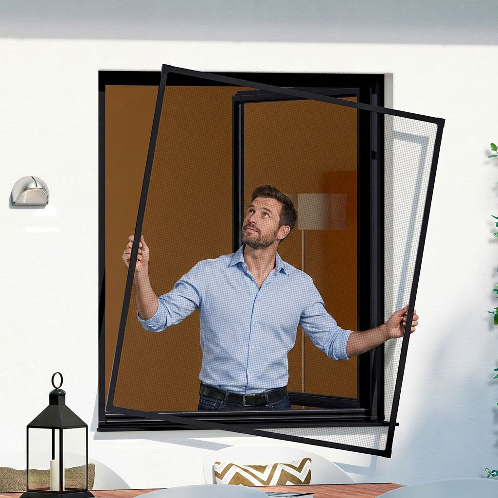 CLASSIC Fliegengitterfenster mit Rahmen, zum Einhängen