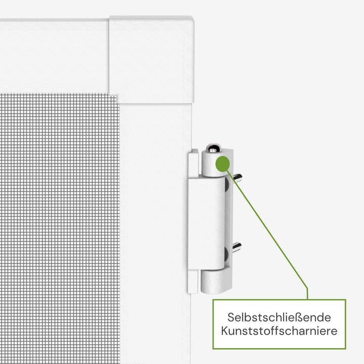 Selbstschließende Kunststoffscharniere für komfortables Öffnen und Schließen