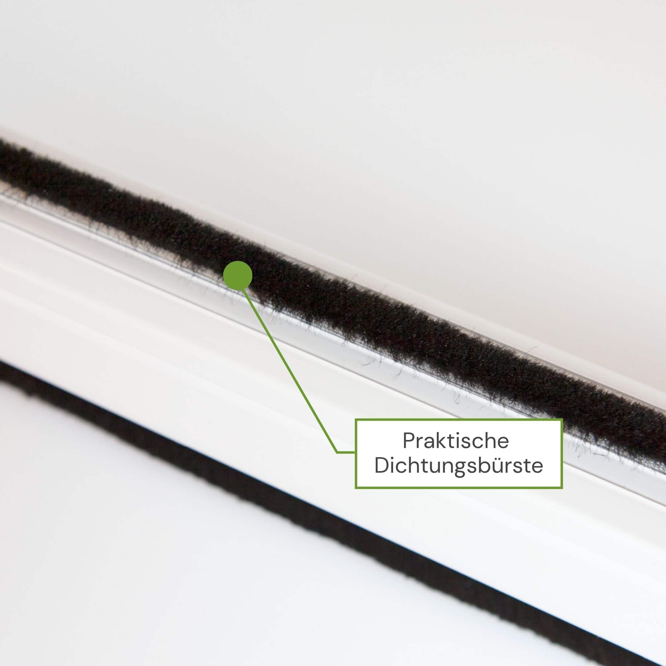 Praktische Dichtungsbürste für zuverlässigen Insektenschutz