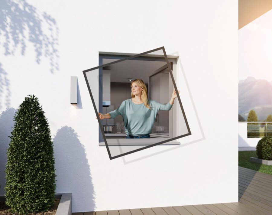 Fliegengitter Fenster Zuschnitt - Vormontage - nach Maß
