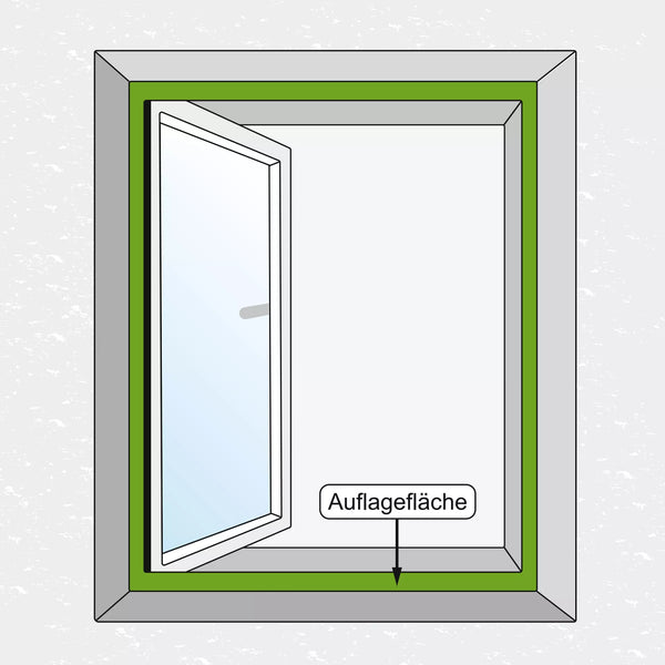 Auflagefläche am Fenster