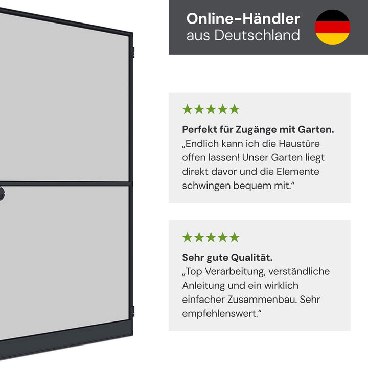 Kundenbewertungen zu Fliegengittern für Türen