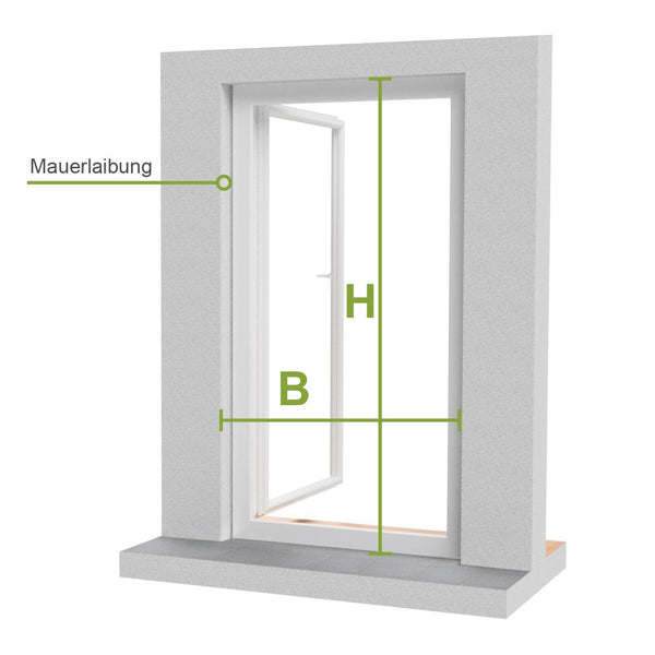 Laibungsmaß bei Türen messen