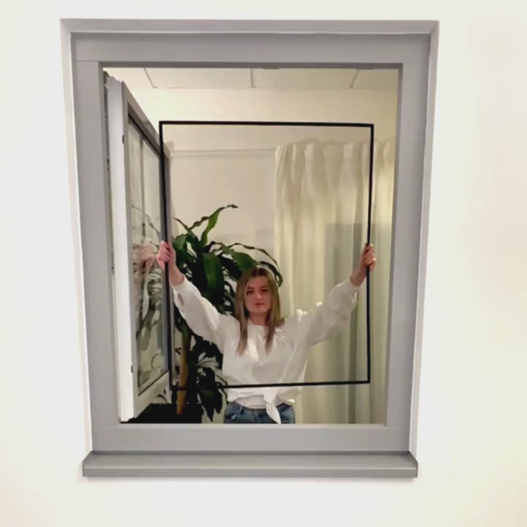 Montagevideo zum Pop-Up Screen Fliegengitterfenster